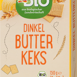 Органическое печенье из полбяной муки dmBio, 150 г