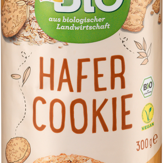 Органическое овсяное печенье dmBio, 300 г
