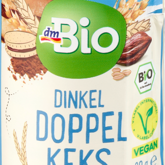 Органическое спельтовое печенье dmBio с начинкой, 90 г