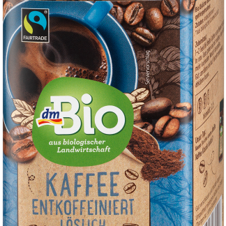 Растворимый органический кофе без кофеина dmBio, 100 г