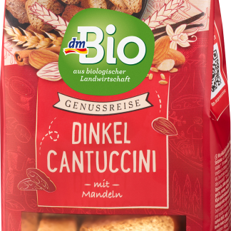 dmBio Organic Кантучини из полбы, 150 г