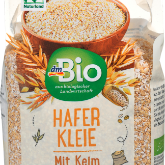 Органические овсяные отруби dmBio с семенами, 500 г