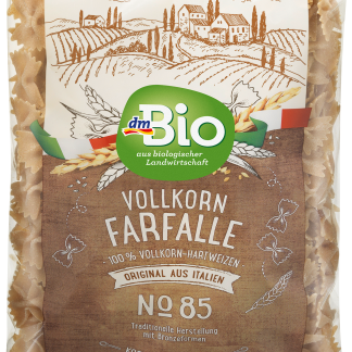 Органические цельнозерновые фарфалле dmBio, 500 г