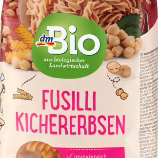 Органические фузилли из нута dmBio, 300 г