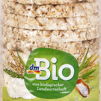dmBio Органические пикантные рисовые лепешки с кунжутом, 100 г