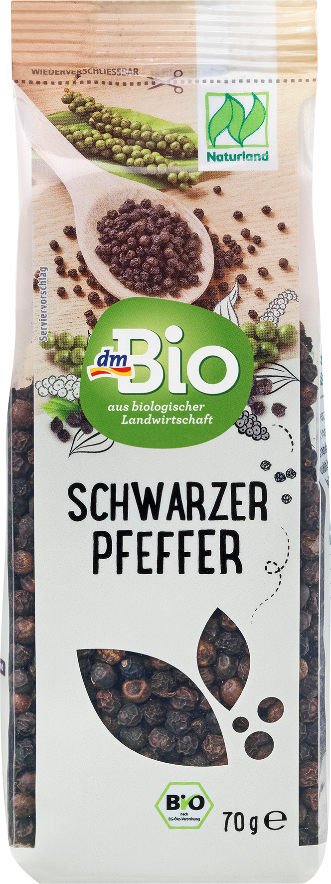 Органический черный перец dmBio, 70 г
