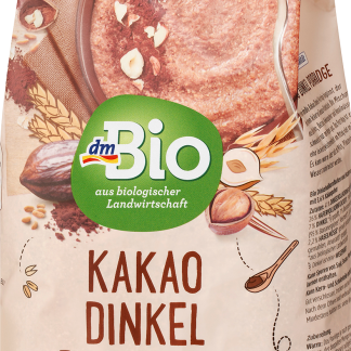 Шоколадная каша из полбы dmBio с органическим фундуком, 500 г