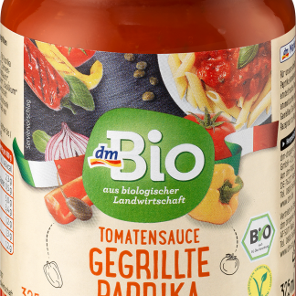 Органический томатный соус dmBio с жареным перцем, 325 мл