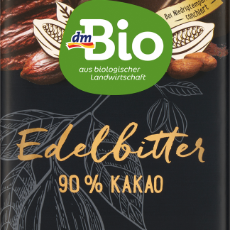 dmBio 90% органический темный шоколад, 100 г