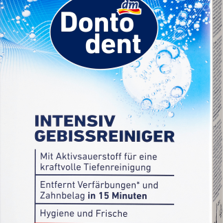 Таблетки для чистки зубных протезов Dontodent, 128 шт. Медицинские изделия