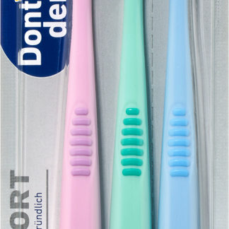 Зубная щетка Dontodent Perfect Comfort с ультрамягкой щетиной, 3 шт.