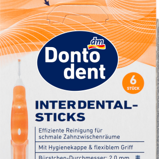 Сверхтонкие межзубные палочки Dontodent, 6 шт.