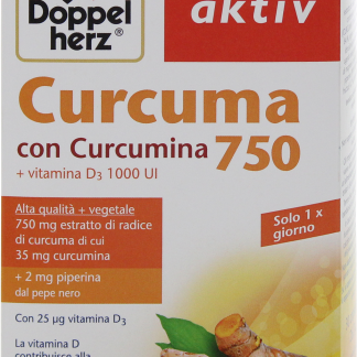 Doppelherz Curcuma 750 актив, 30 шт., добавка