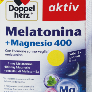 Doppelherz Мелатонин + Магний 400, 30 шт. Биологически активная добавка
