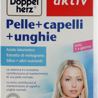 Doppelherz Skin + Hair + Nails Active, 30 шт. Добавки.