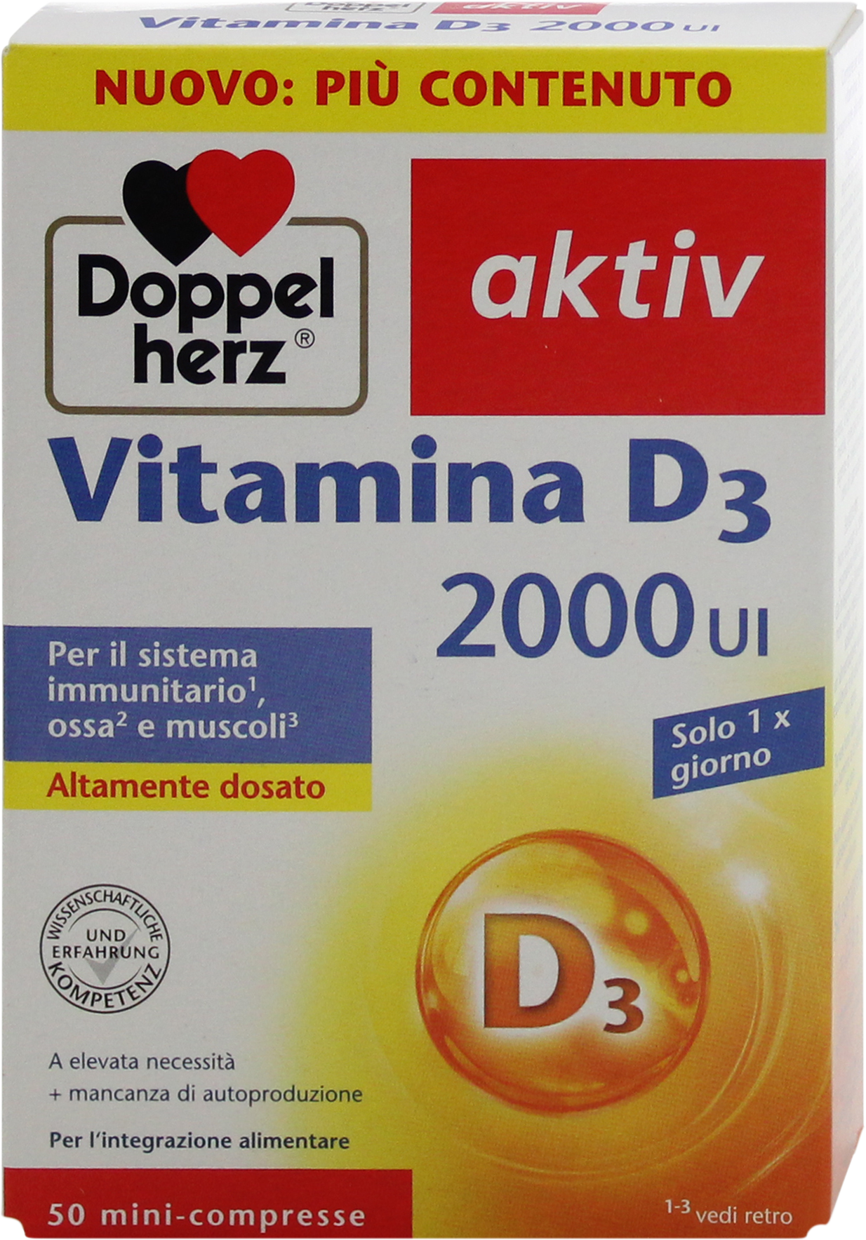 Доппельгерц Витамин D3 2000 актив, 50 шт.