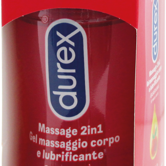 Гель Durex 2 в 1 для массажа тела и смазка с гуараной, 200 мл. Медицинское изделие.