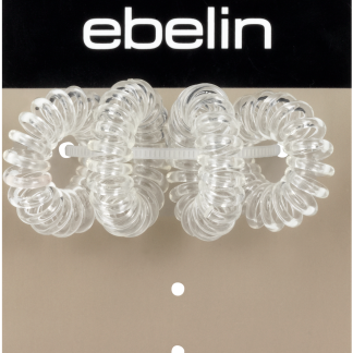 Миниатюрные прозрачные спиральные резинки ebelin, 4 шт.