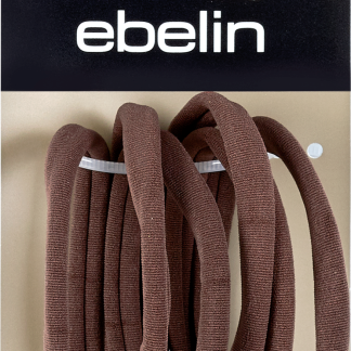 Резинки для волос ebelin коричневого цвета, 6 шт.