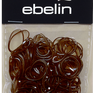 Миниатюрные коричневые резинки для волос ebelin, 250 шт.