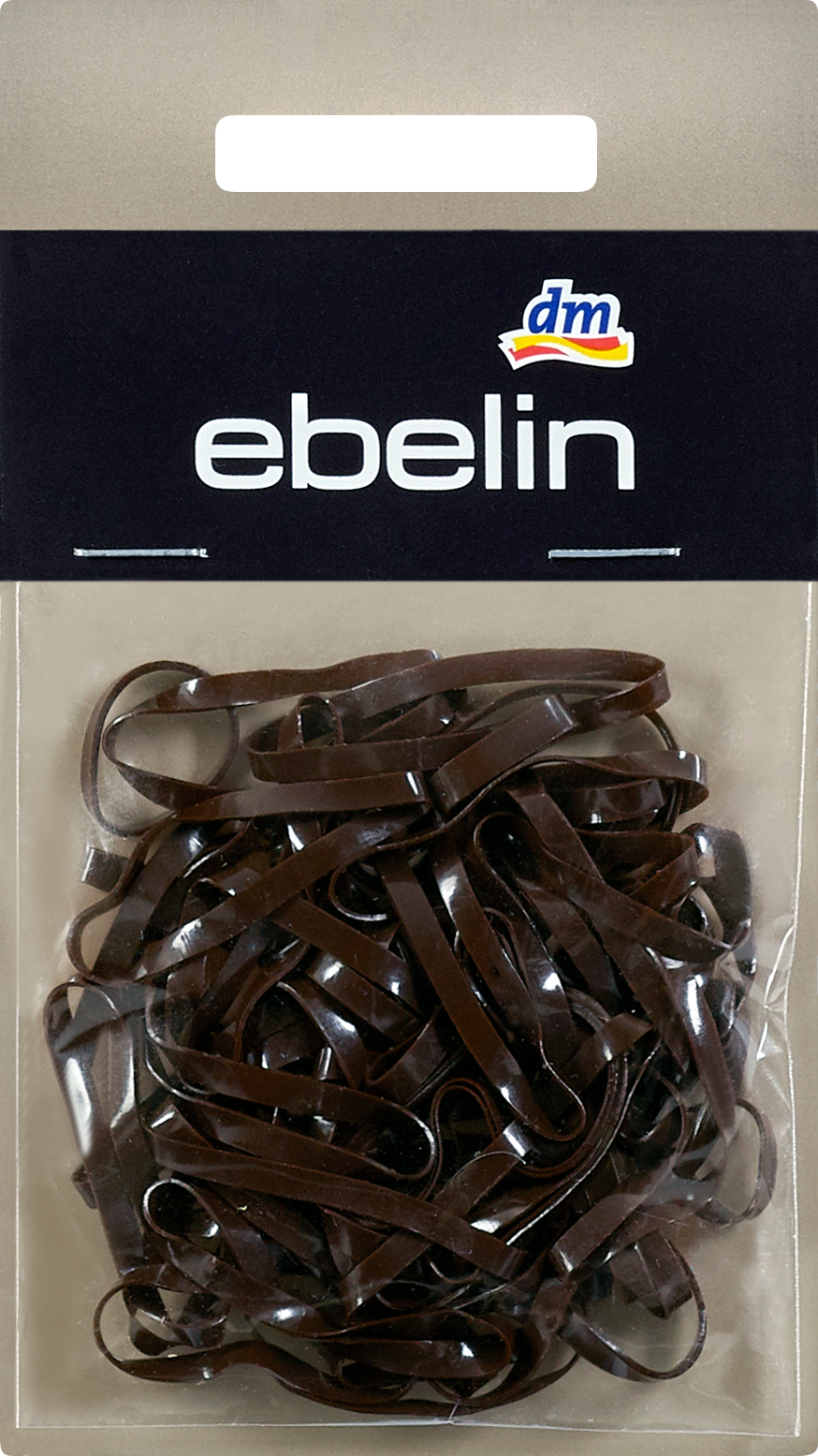 Миниатюрные коричневые резинки для волос ebelin, 50 шт.