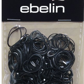 Мини-резинки для волос ebelin черного цвета, 250 шт.