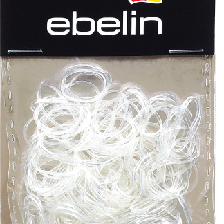 Прозрачные мини-резинки для волос ebelin, 250 шт.