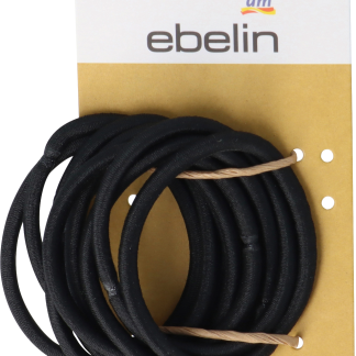 Резинки для волос ebelin черного цвета, 9 шт.