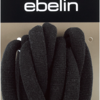 Толстые черные резинки для волос ebelin, 9 шт.
