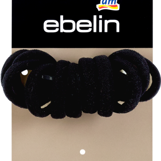 Маленькие черные резинки для волос ebelin, 12 шт.