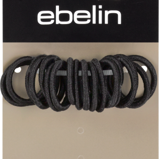Маленькие черные резинки для волос ebelin, 18 шт.