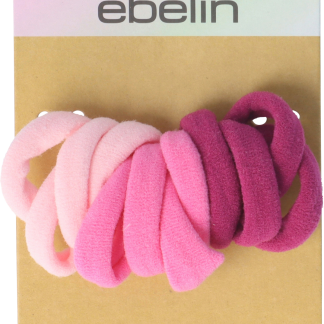 Маленькие розовые резинки для волос ebelin, 12 шт.