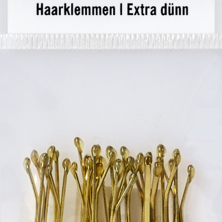 ebelin Очень тонкие волнистые заколки для волос, золотистые, 18 шт.