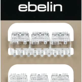 Миниатюрные прозрачные заколки для волос ebelin, 6 шт.