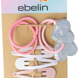 Набор розовых аксессуаров для волос ebelin, 8 шт.