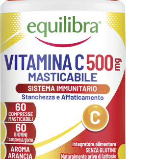 Equilibra Витамин С 500 жевательные таблетки, 60 шт. Добавки