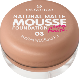 Тональный крем-мусс Essence Natural Matte Mousse Foundation - № 03, 16 г