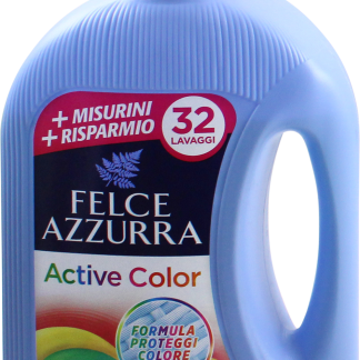 Стиральный порошок FELCE AZZURRA Active Color для цветных стиральных машин, 1,595 л