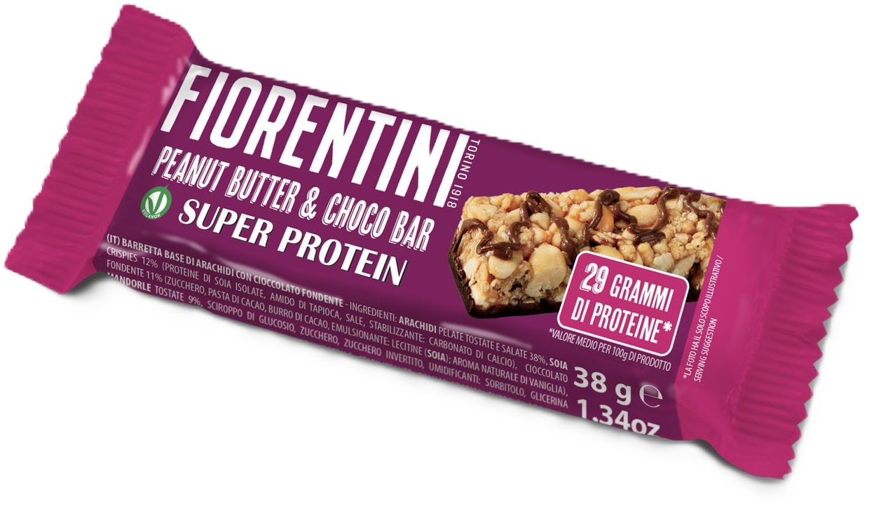 Протеиновый батончик FIORENTINI с арахисовым маслом и шоколадом, 38 г