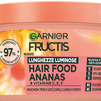 Маска для волос GARNIER FRUCTIS Hair Food Mask для придания сияния и длины, 390 мл