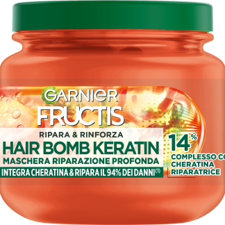 Маска для восстановления и укрепления мышц GARNIER FRUCTIS с восстанавливающим кератином, 320 мл