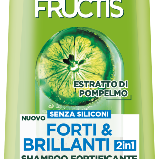 Укрепляющий шампунь GARNIER FRUCTIS Strong & Brilliant 2 в 1, 250 мл