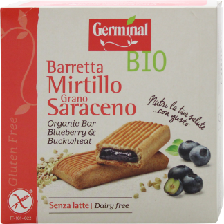 Батончик Germinal BIO с черникой и гречкой, 200 г