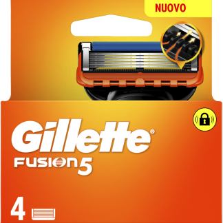 Сменные лезвия для ручной бритвы Gillette Fusion5, 4 шт.