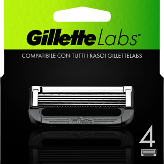 Сменные лезвия для бритвы Gillette Labs, 4 шт.