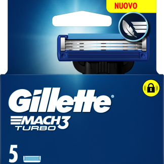 Лезвия для бритвы Gillette Mach3® Turbo, 5 шт.