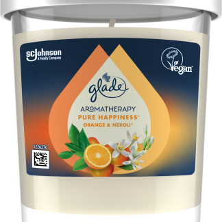 Ароматическая свеча Glade AROMATHERAPY «Чистое счастье» – апельсин и нероли, 1 шт.