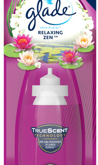 Сменный картридж Glade для диффузора Sense&Spray: Relaxing Zen или Lily of the Valley (ассорти), 18 мл.
