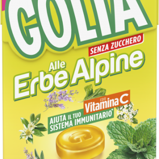 Лимонные конфеты GOLIA с альпийскими травами, 49 г