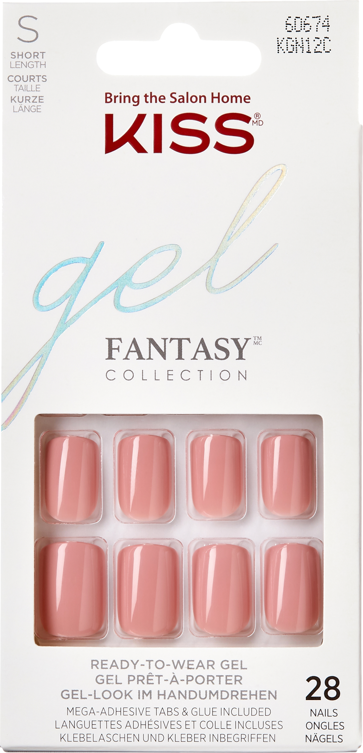 KISS Nails Fantasy Gel Short - Ленты, 1 шт.